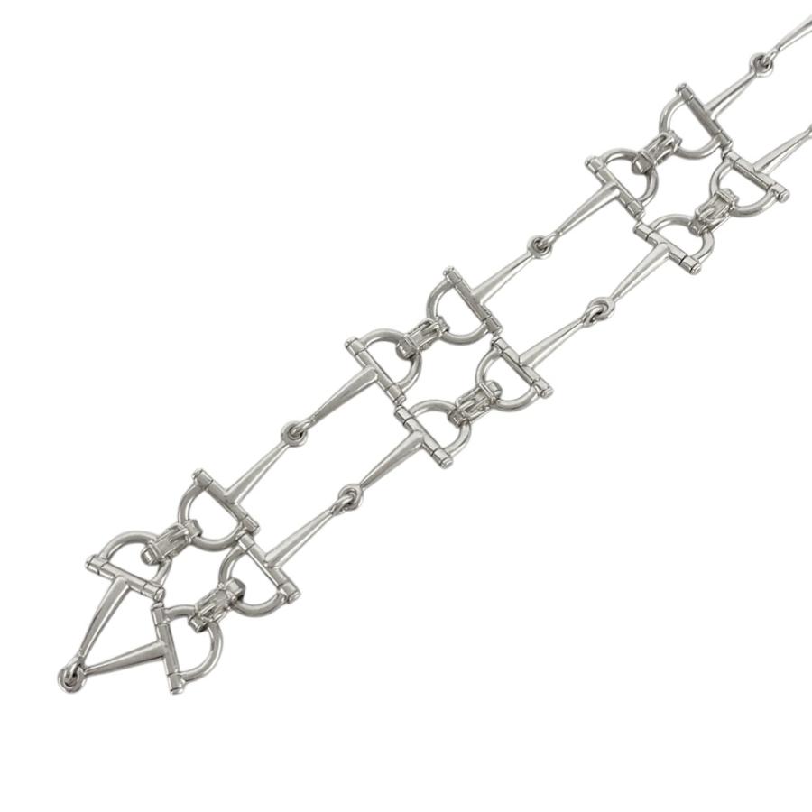 エルメス ■美品■ヴィンテージ■65cm■ ホースビット ネックレス アクセサリー シルバー カニ刻印 SV 800 箱 【572159】12 |  | 02