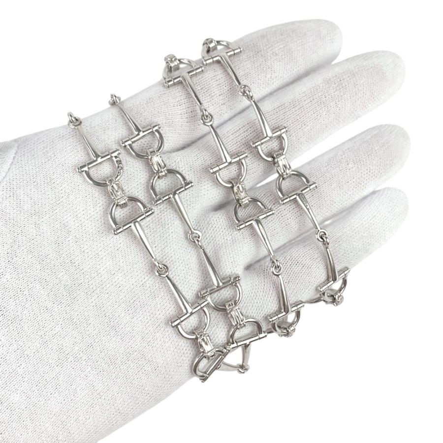 エルメス ■美品■ヴィンテージ■65cm■ ホースビット ネックレス アクセサリー シルバー カニ刻印 SV 800 箱 【572159】12 |  | 07