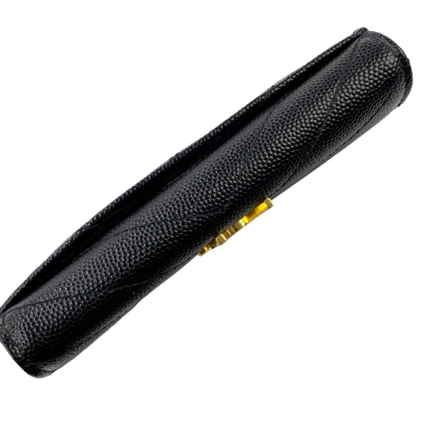 サンローラン ■新同■ スモール エンべロール ウォレット 財布 レザー ブラック 414404 BOW01 1000 【572746】8 |  | 04