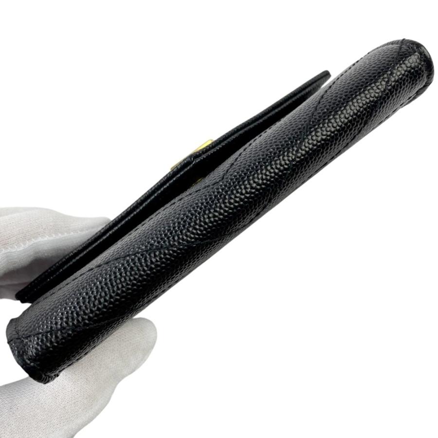 サンローラン ■新同■ スモール エンべロール ウォレット 財布 レザー ブラック 414404 BOW01 1000 【572746】8 |  | 05