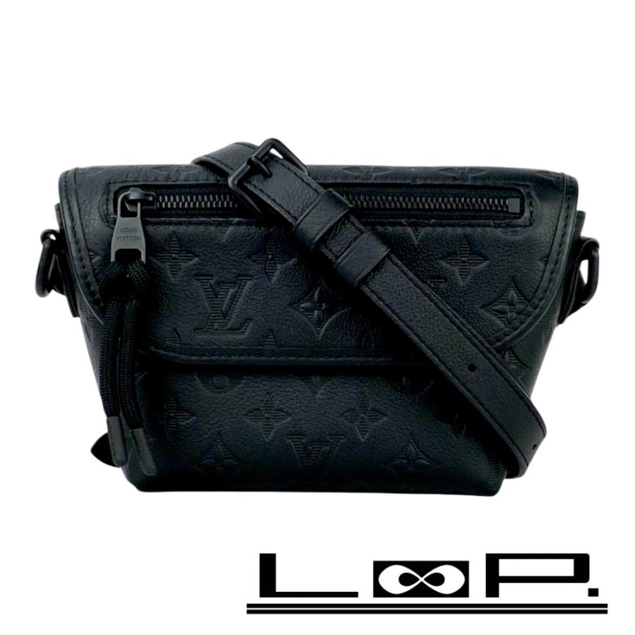 ルイヴィトン ■新同■IC■ シャドウ パルスウェア ブルウォレット ショルダーバッグ レザー モノグラム ブラック 【573361】12 | 