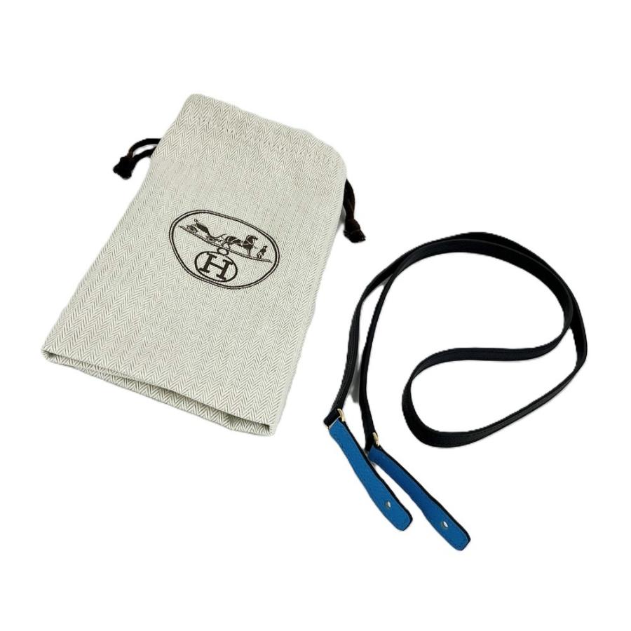 エルメス ■新同■ ケリートゥーゴー 長財布 ウォレット ストラップ付き ショルダーバッグ エプソン ブラック ネイビー Z刻【574061】13 |  | 09