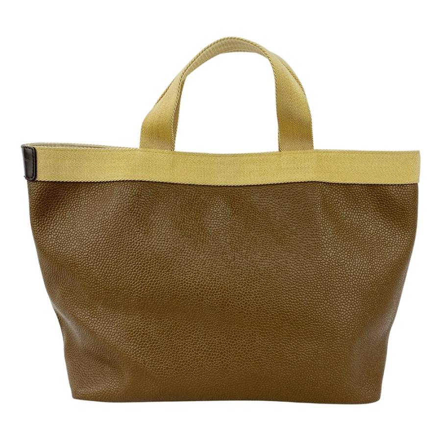 エルベシャプリエ ■美品■ リュクス 舟型 トート バッグ コーテッドキャンバス レザー ゴールド ブラウン 704GP 【574931】8 |  | 01