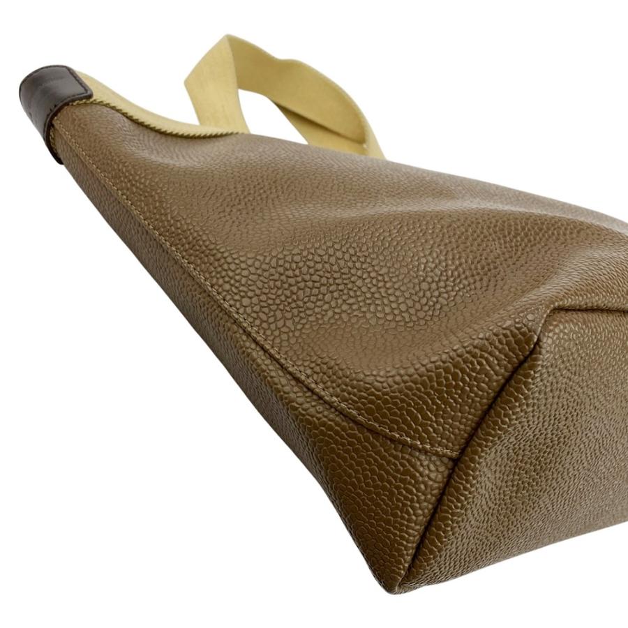 エルベシャプリエ ■美品■ リュクス 舟型 トート バッグ コーテッドキャンバス レザー ゴールド ブラウン 704GP 【574931】8 |  | 02