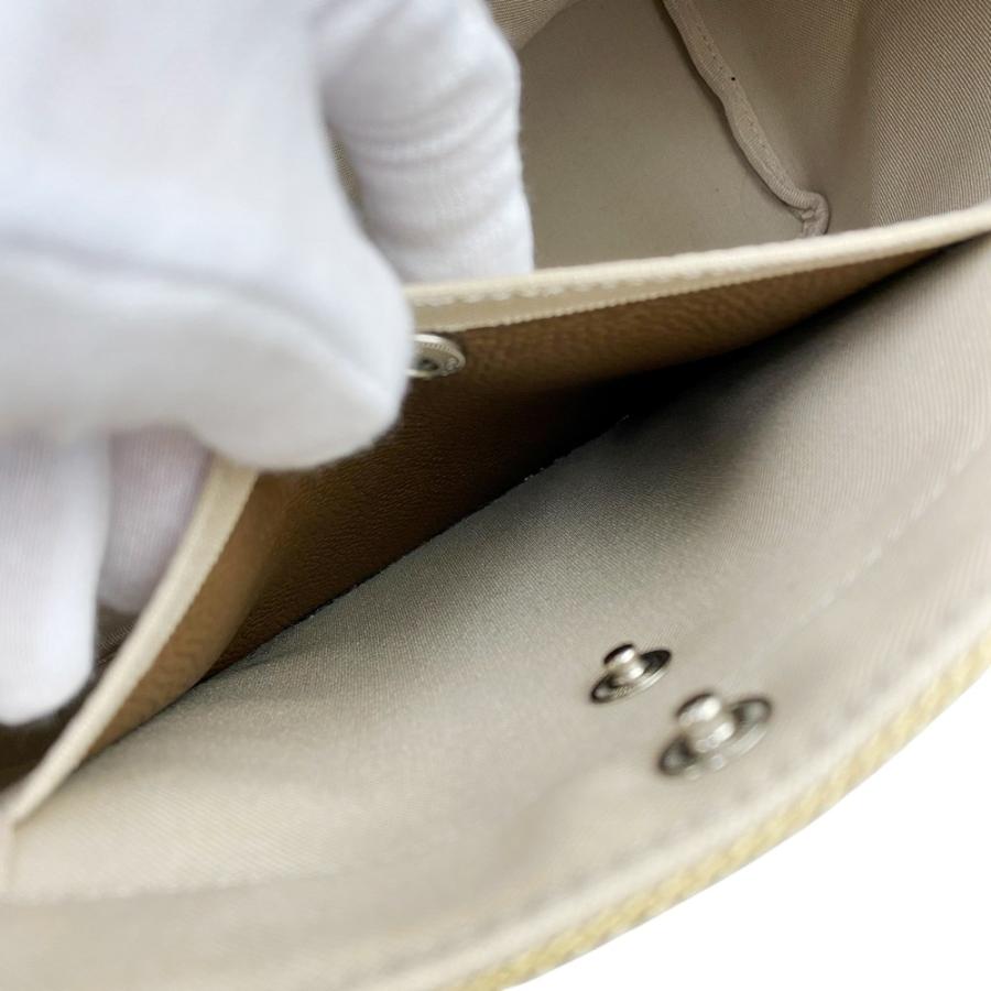 エルベシャプリエ ■美品■ リュクス 舟型 トート バッグ コーテッドキャンバス レザー ゴールド ブラウン 704GP 【574931】8 |  | 06