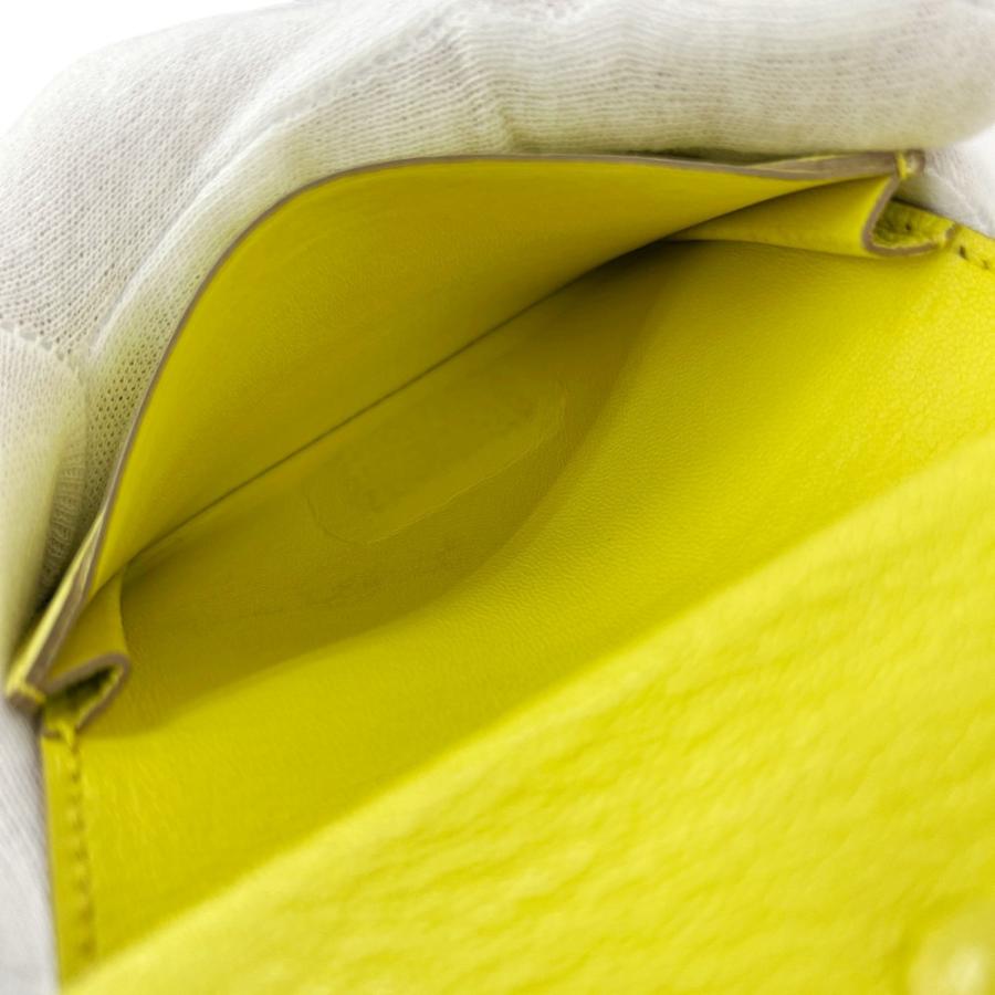 エルメス ■中古■ ベアン ミニ カードケース 小銭入れ 財布 シェーブル レモンチェロ T刻 【575273】8 |  | 08