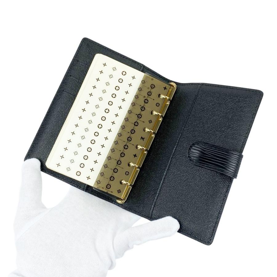 ルイヴィトン □美品□ アジェンダPM システム手帳 エピ ブラック