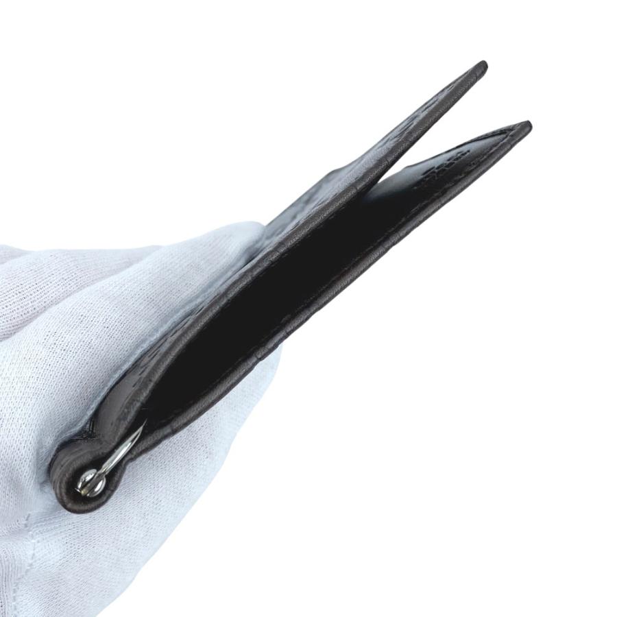 グッチ ■新同■ シマ 二つ折り マネークリップ 札入れ カード 財布 ウォレット レザー ブラウン 170580 【575389】3 |  | 04