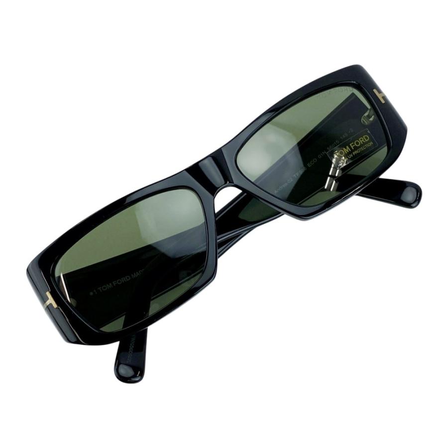 トムフォード ■新同■ サングラス 眼鏡 ファッション プラスチック ブラック Andres-02 TF986 ECO 01N 56□15 145 *2 箱 【576102】11 |  | 07
