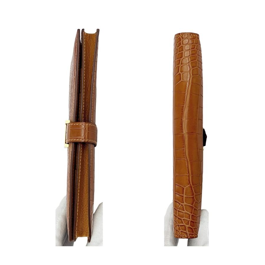 エルメス ■新同■ ベアンスフレ 長財布 ウォレット アリゲーターマット ブラウン U刻 【576416】13 |  | 04