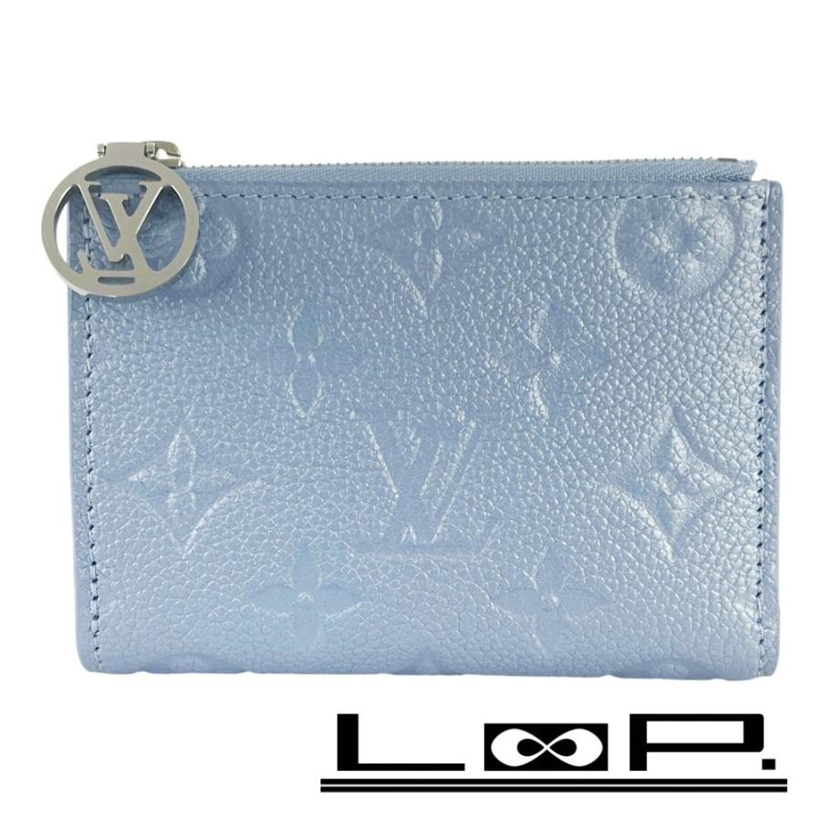 ルイヴィトン ■新同■IC■ ポルトフォイユ リサ ウォレット 二つ折り 財布 モノグラム アンプラント ブルー M26518 箱 【577253】8 | 