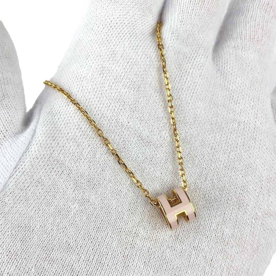 エルメス ■美品■ ミニ ポップアッシュ ネックレス ペンダント アクセサリー ピンク ゴールド GP 箱 【577321】5 |  | 04