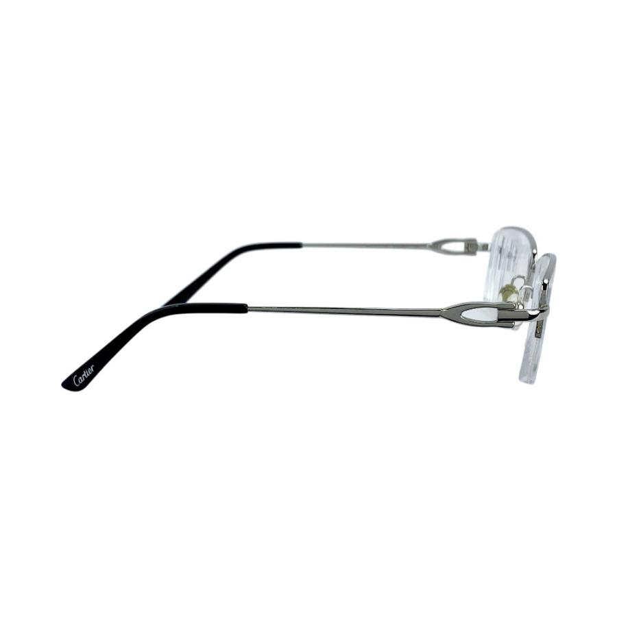 カルティエ ■中古■ 眼鏡 メガネ 度入り SS シルバー ブラック CT0319〇 004 57□48 145 【577895】11 |  | 02