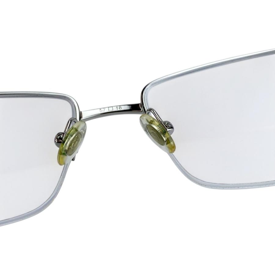 カルティエ ■中古■ 眼鏡 メガネ 度入り SS シルバー ブラック CT0319〇 004 57□48 145 【577895】11 |  | 04