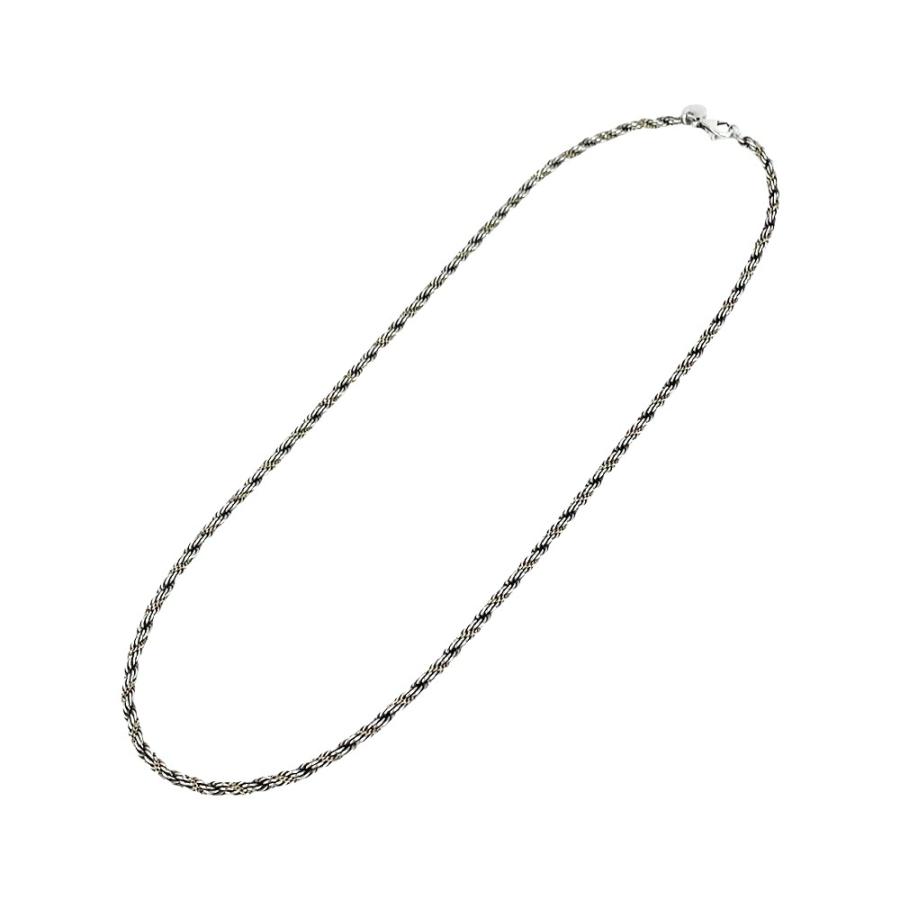 ティファニー ■美品■ コンビ ツイストロープ ネックレス アクセサリー シルバー ゴールド SV 925 K18 YG 750 14.2g【577925】12 |  | 01
