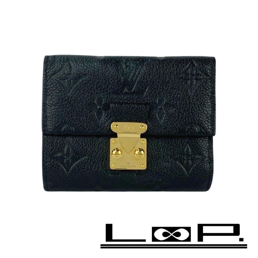 ルイヴィトン ■美品■ アンプラント ポルトフォイユメティスコンパクト ウォレット 二つ折り財布 レザー ブラック M80880  【578151】12 | 