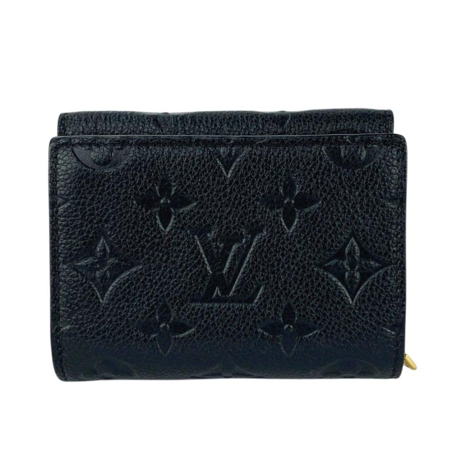 ルイヴィトン ■美品■ アンプラント ポルトフォイユメティスコンパクト ウォレット 二つ折り財布 レザー ブラック M80880  【578151】12 |  | 01