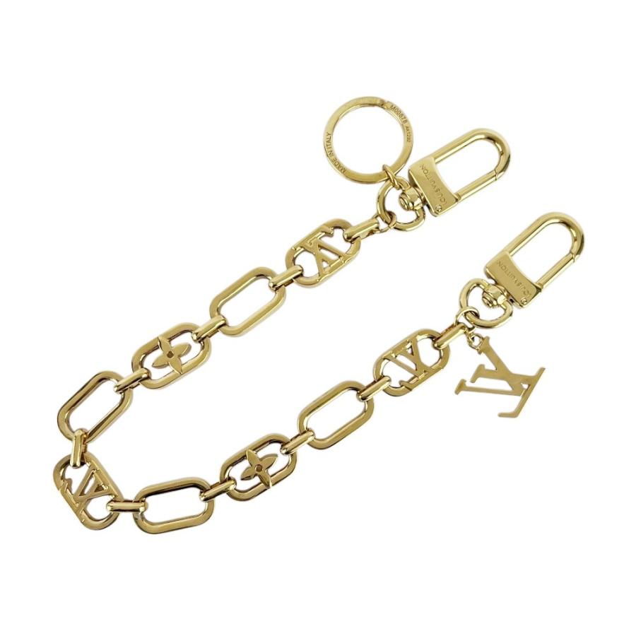 ルイヴィトン ■美品■ チェーンマイLVチャーム バッグチャーム キーリング キーホルダー ロゴ GP ゴールド M00878 箱 【578335】7 |  | 01