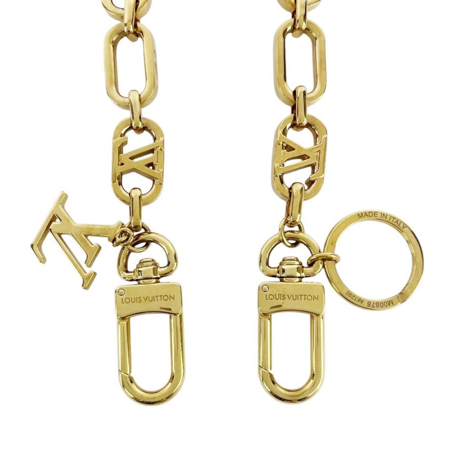 ルイヴィトン ■美品■ チェーンマイLVチャーム バッグチャーム キーリング キーホルダー ロゴ GP ゴールド M00878 箱 【578335】7 |  | 04