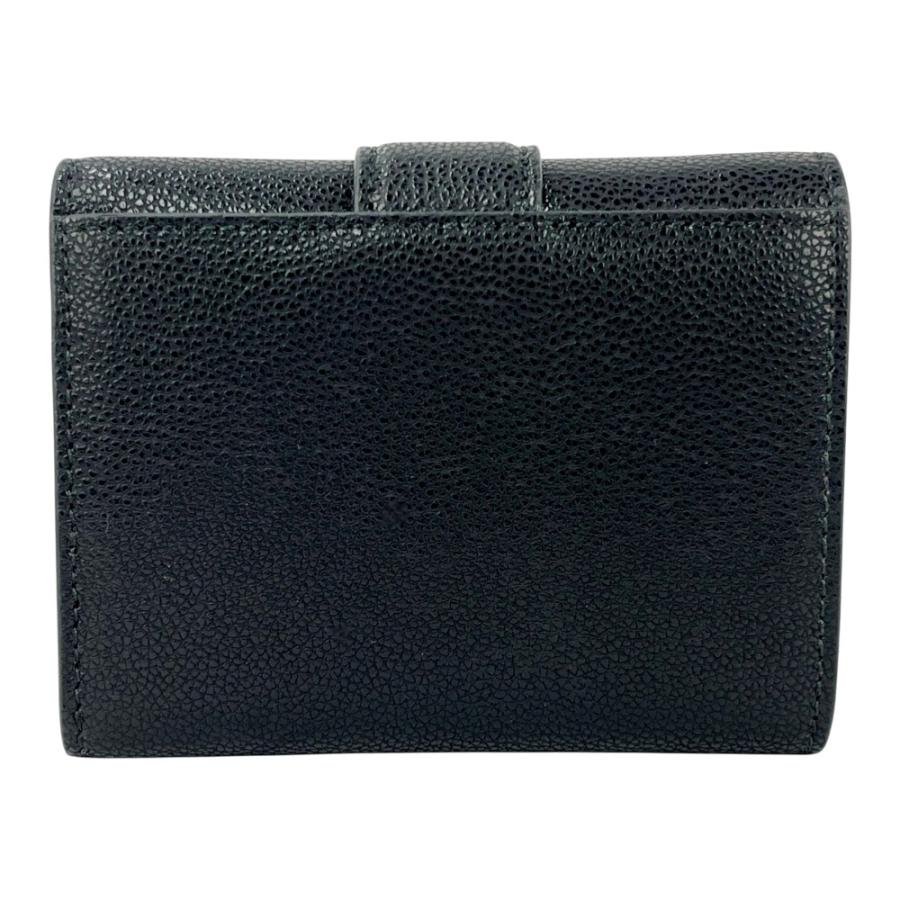 ジミーチュウ ■未使用■ 三つ折り財布 コンパクト ビジュー PVC ブラック 【578373】8 |  | 01