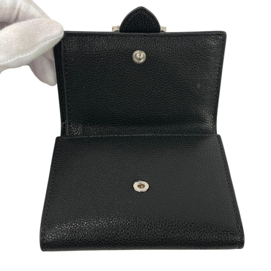 ジミーチュウ ■未使用■ 三つ折り財布 コンパクト ビジュー PVC ブラック 【578373】8 |  | 07