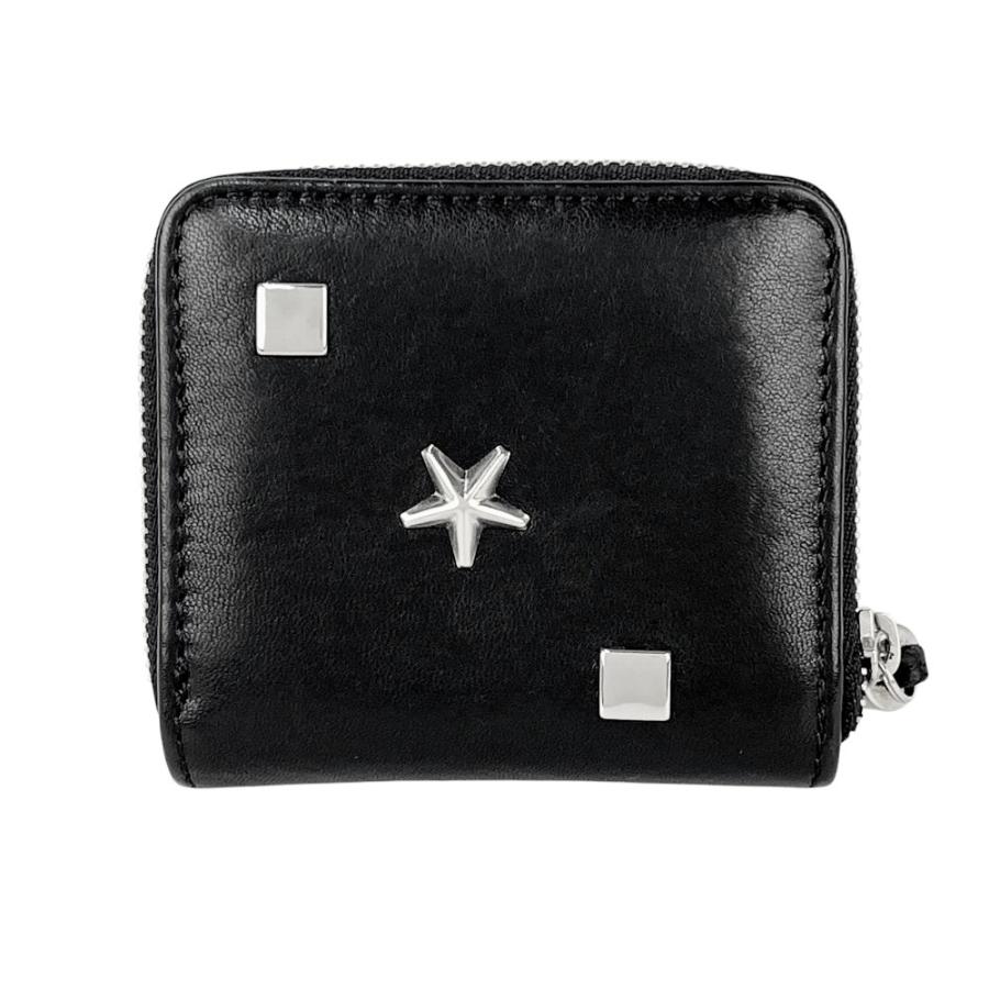 ジミーチュウ ■美品■ コインケース 小銭入れ スター レザー ブラック 箱 【578922】13 |  | 01