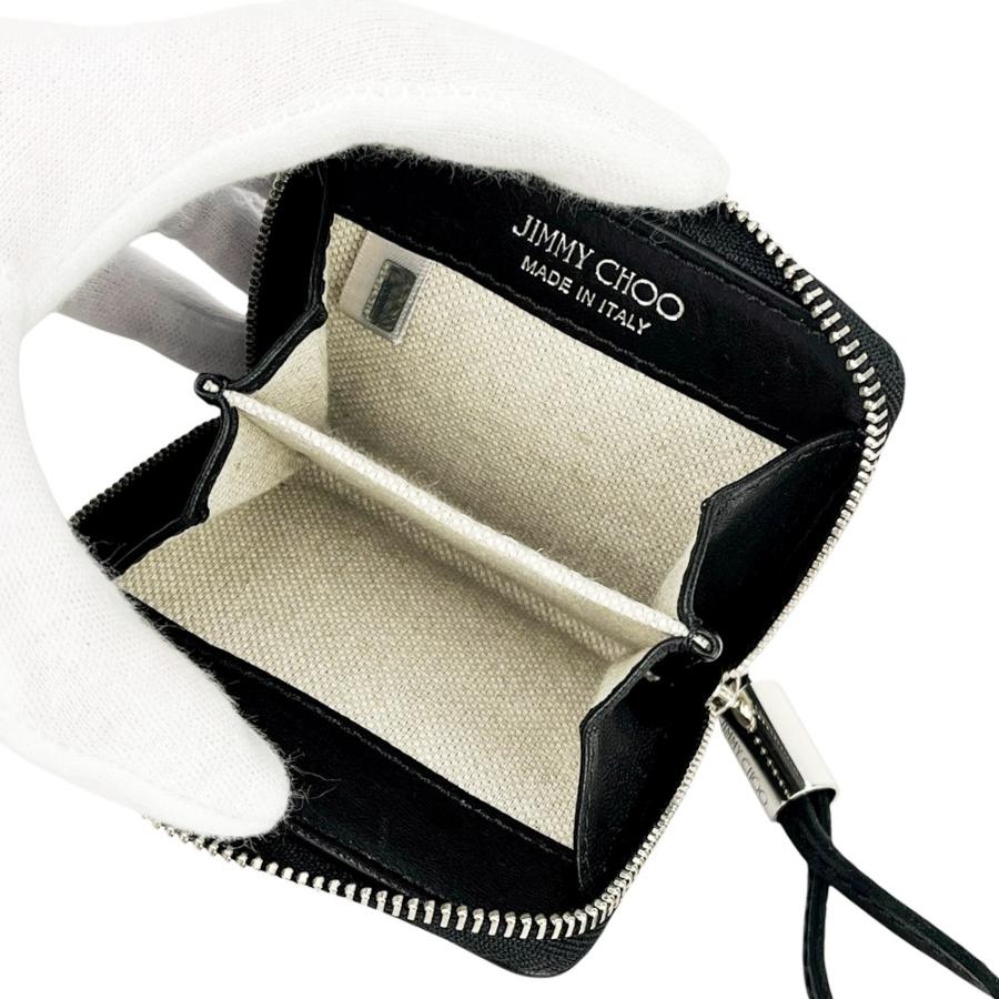 ジミーチュウ ■美品■ コインケース 小銭入れ スター レザー ブラック 箱 【578922】13 |  | 05