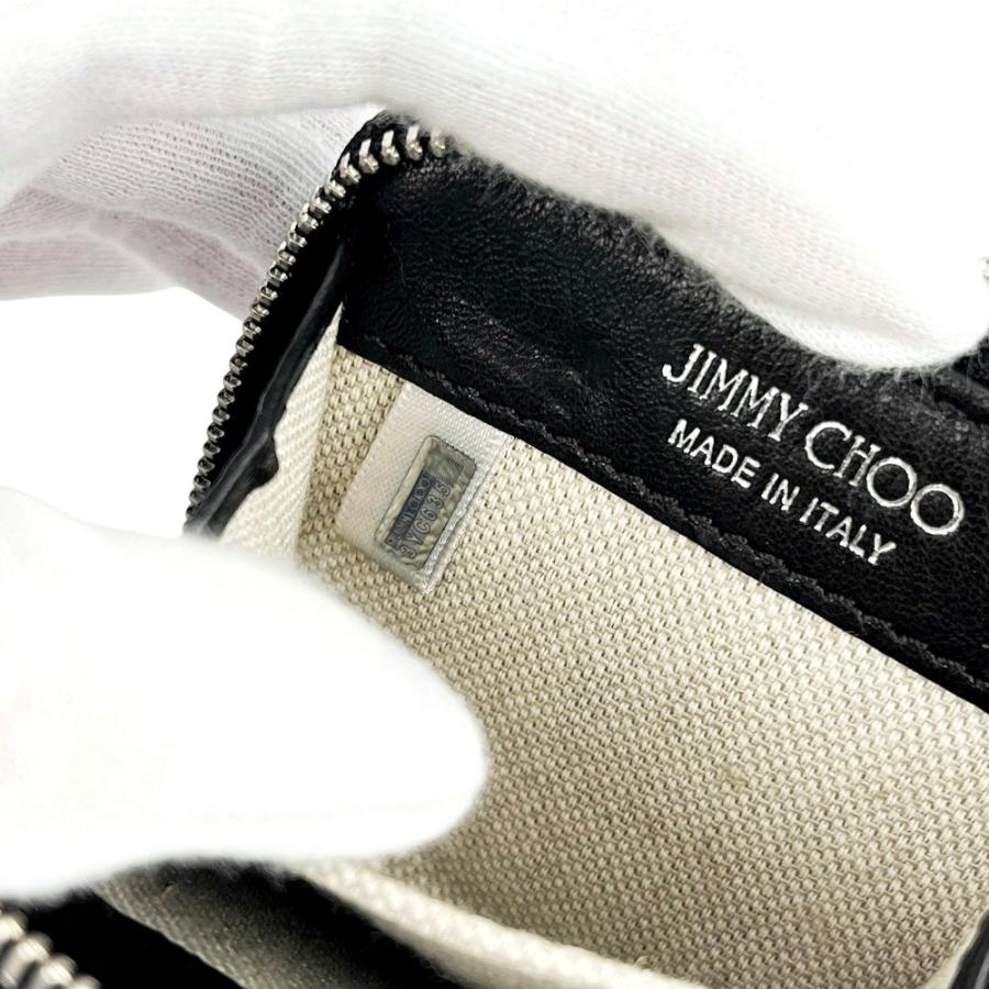 ジミーチュウ ■美品■ コインケース 小銭入れ スター レザー ブラック 箱 【578922】13 |  | 06