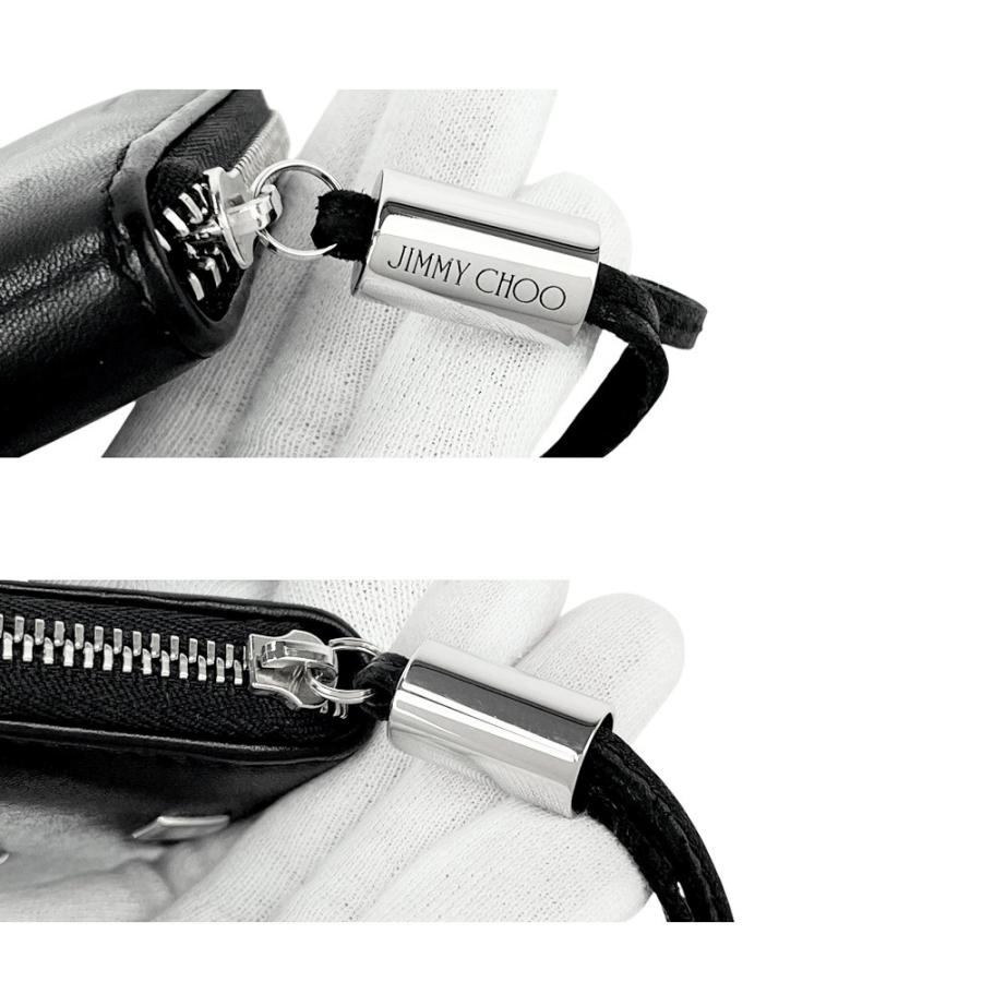 ジミーチュウ ■美品■ コインケース 小銭入れ スター レザー ブラック 箱 【578922】13 |  | 07