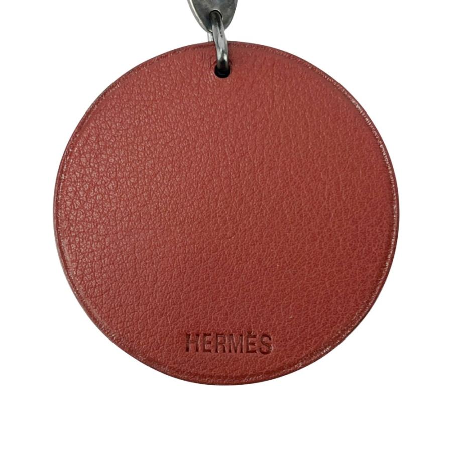 エルメス ■新同■ バッグ チャーム キーホルダー 犬 モチーフ レザー ブラウン 箱 【579431】8 |  | 01