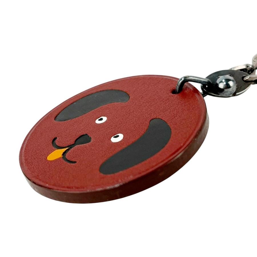 エルメス ■新同■ バッグ チャーム キーホルダー 犬 モチーフ レザー ブラウン 箱 【579431】8 |  | 02