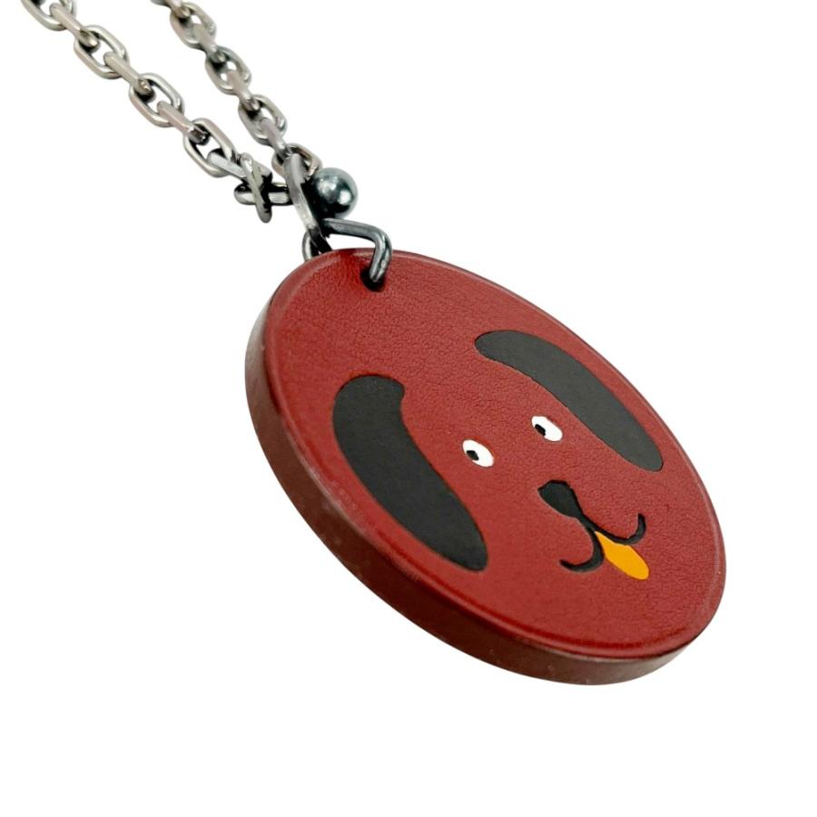 エルメス ■新同■ バッグ チャーム キーホルダー 犬 モチーフ レザー ブラウン 箱 【579431】8 |  | 03