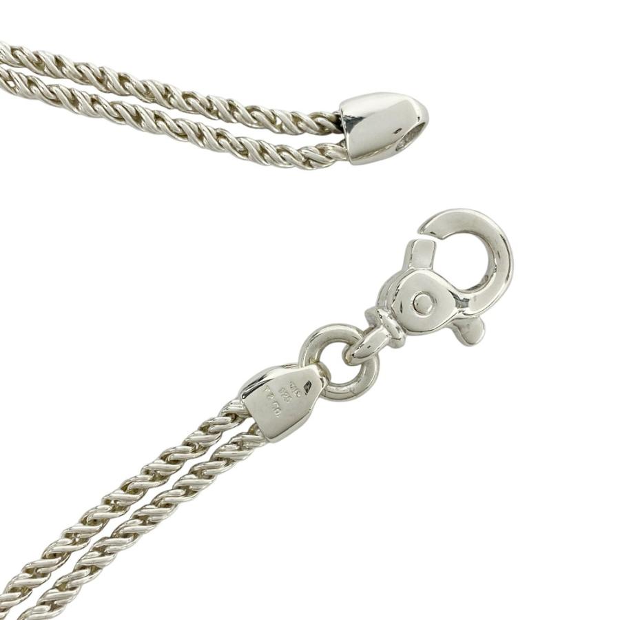 ティファニー ■新同■磨き済■ ハート ダブルロープ コンビ ブレスレット アクセサリー シルバー ゴールド SV925 K18 28.2g 【579592】11 |  | 06