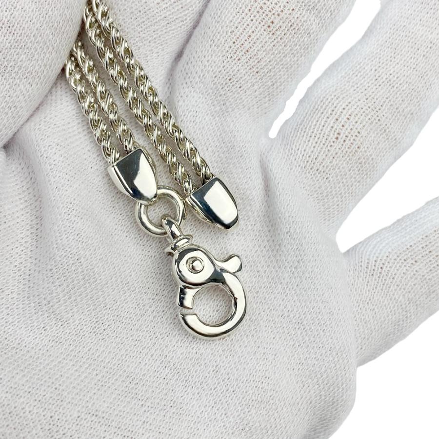 ティファニー ■新同■磨き済■ ハート ダブルロープ コンビ ブレスレット アクセサリー シルバー ゴールド SV925 K18 28.2g 【579592】11 |  | 07