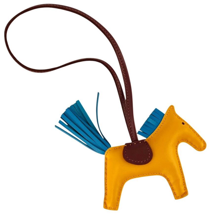 エルメス ■新同■ ロデオ PM チャーム ストラップ アニョーミロ ジョーヌドール ブルーザンジバール ルージュアッシュ B刻 箱 【580024】8 |  | 01