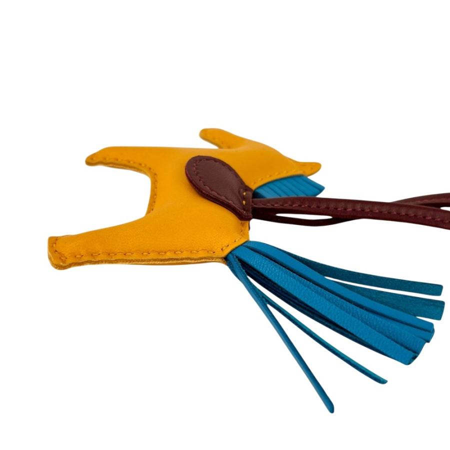 エルメス ■新同■ ロデオ PM チャーム ストラップ アニョーミロ ジョーヌドール ブルーザンジバール ルージュアッシュ B刻 箱 【580024】8 |  | 02