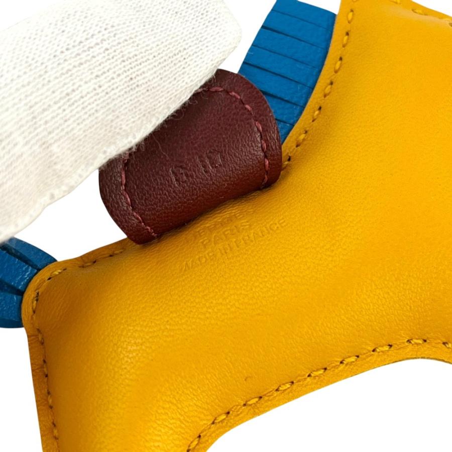 エルメス ■新同■ ロデオ PM チャーム ストラップ アニョーミロ ジョーヌドール ブルーザンジバール ルージュアッシュ B刻 箱 【580024】8 |  | 08