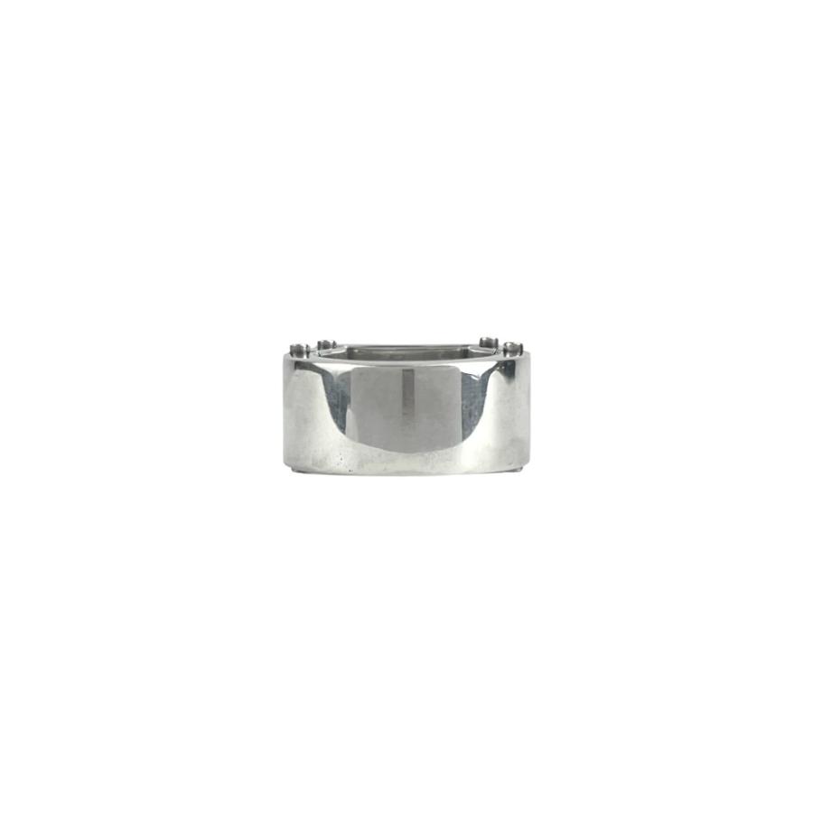 ボッテガヴェネタ ■美品■ リング アクセサリー シルバー SV925 ピンク ＃15 箱 23.5g 【580130】10 |  | 03
