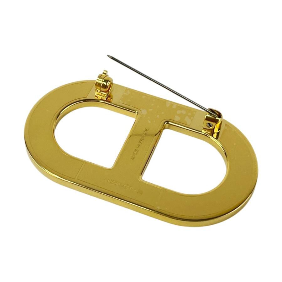 エルメス ■新同■ シェーヌダンクル ブローチ モチーフ ピン エプソン GP ゴールド 箱 【581724】8 |  | 06