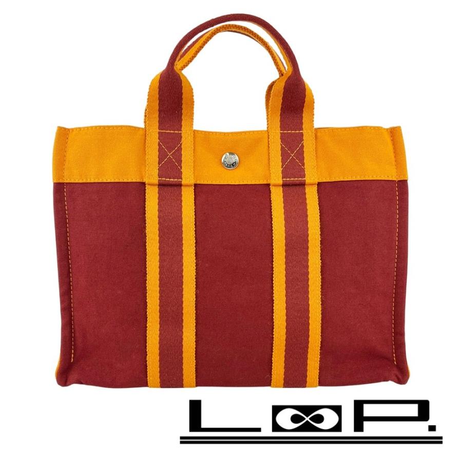 美品　HERMES エルメス ニューフールトゥPM トートバック オレンジ エルメス □美品□限定品□ フールトゥ PM ハワイ限定 トート バッグ