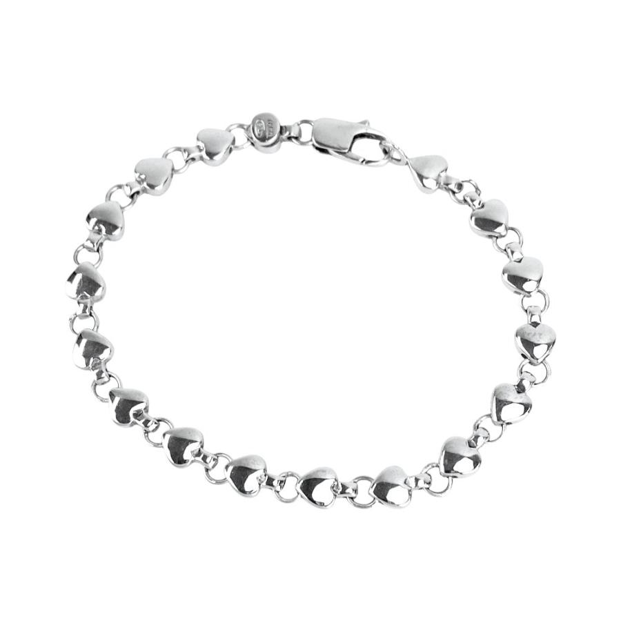 ティファニー ■美品■ ハートパフ ブレスレット アクセサリー シルバー SV 925 箱 【582042】12 |  | 01