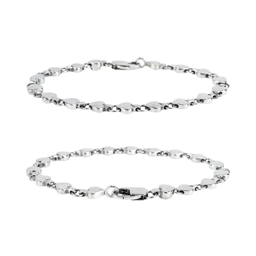 ティファニー ■美品■ ハートパフ ブレスレット アクセサリー シルバー SV 925 箱 【582042】12 |  | 03