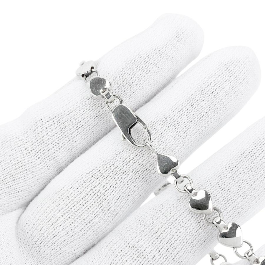 ティファニー ■美品■ ハートパフ ブレスレット アクセサリー シルバー SV 925 箱 【582042】12 |  | 05