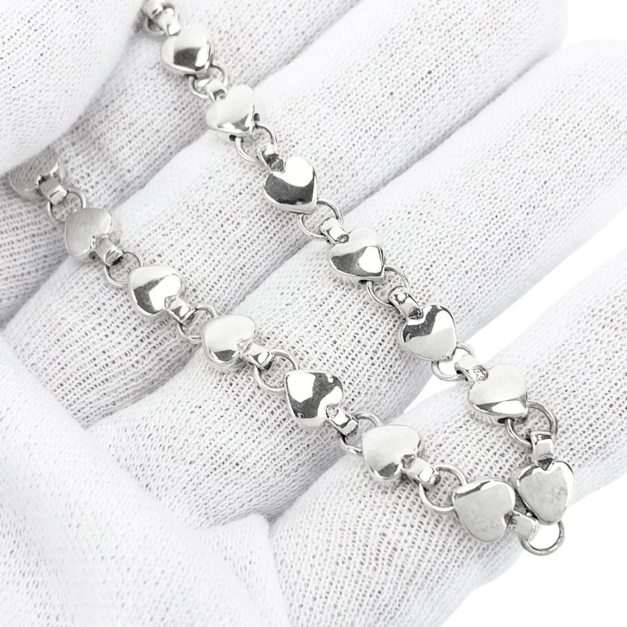 ティファニー ■美品■ ハートパフ ブレスレット アクセサリー シルバー SV 925 箱 【582042】12 |  | 07