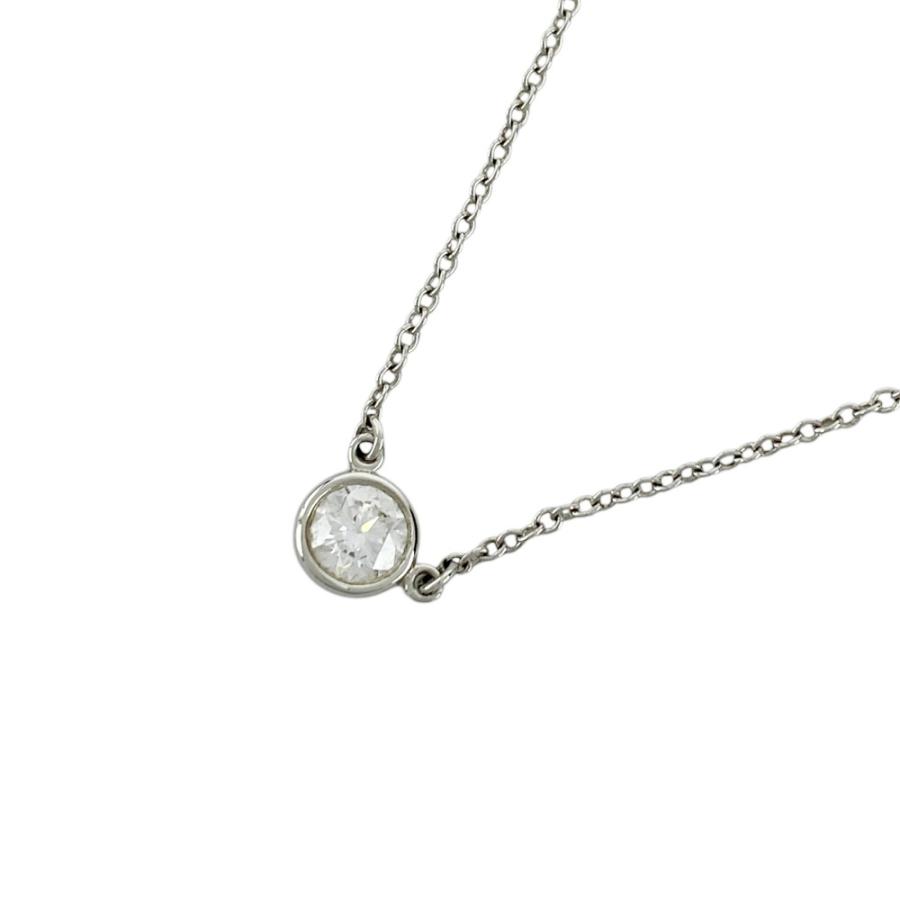 ティファニー ■美品■ バイザヤード ネックレス 1PD シルバー ダイヤ PT950 D0.23 鑑G-VSI-EX 2.3g 箱 【583056】7 |  | 01