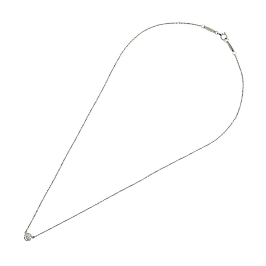 ティファニー ■美品■ バイザヤード ネックレス 1PD シルバー ダイヤ PT950 D0.23 鑑G-VSI-EX 2.3g 箱 【583056】7 |  | 03