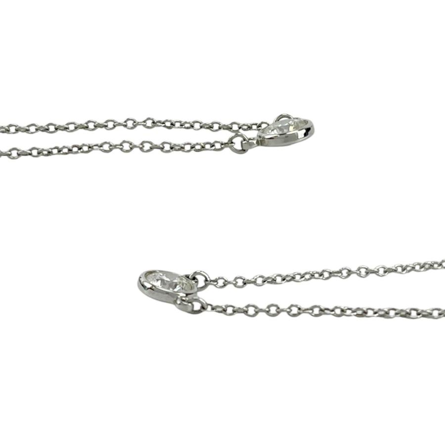 ティファニー ■美品■ バイザヤード ネックレス 1PD シルバー ダイヤ PT950 D0.23 鑑G-VSI-EX 2.3g 箱 【583056】7 |  | 05