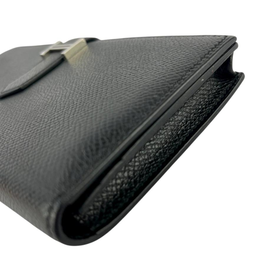 エルメス ■美品■ ベアンスフレ 長財布 二つ折り ウォレット エプソン ブラック □Q刻 箱 【584596】8 |  | 03