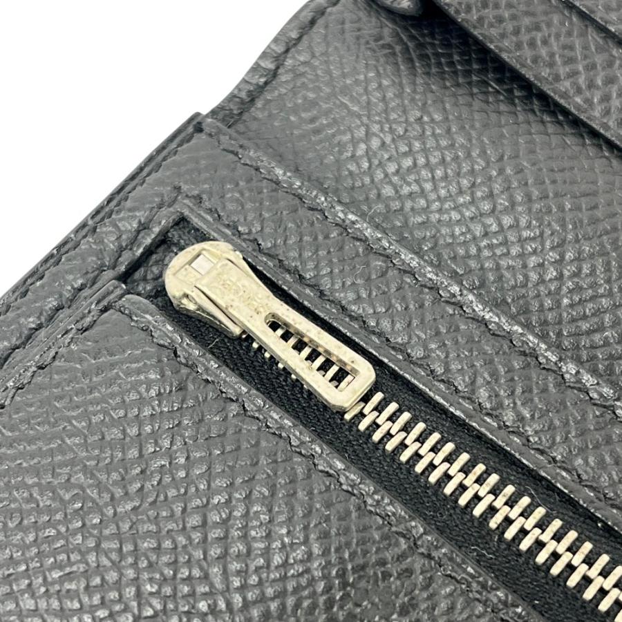 エルメス ■美品■ ベアンスフレ 長財布 二つ折り ウォレット エプソン ブラック □Q刻 箱 【584596】8 |  | 08