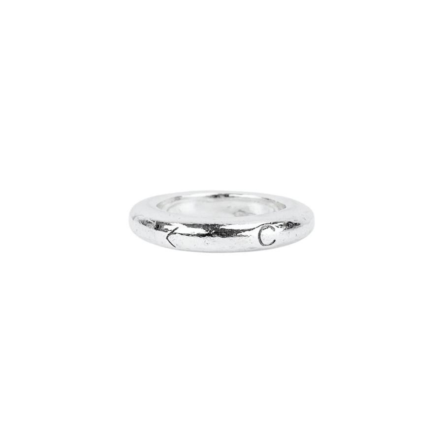 シャネル ■美品■ ロゴ リング 指輪 アクセサリー SV925 シルバー 【585012】13 |  | 03